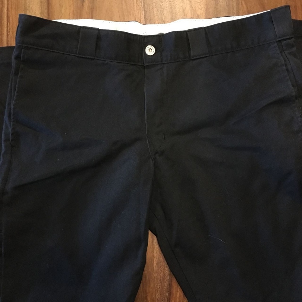 Dickies Slim Fit Black Pants 36x30